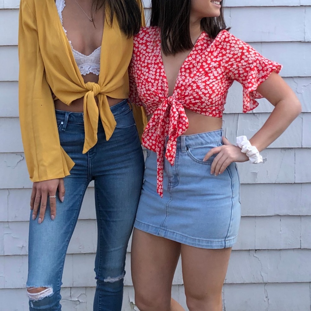 Red Crop Top WhiteFox